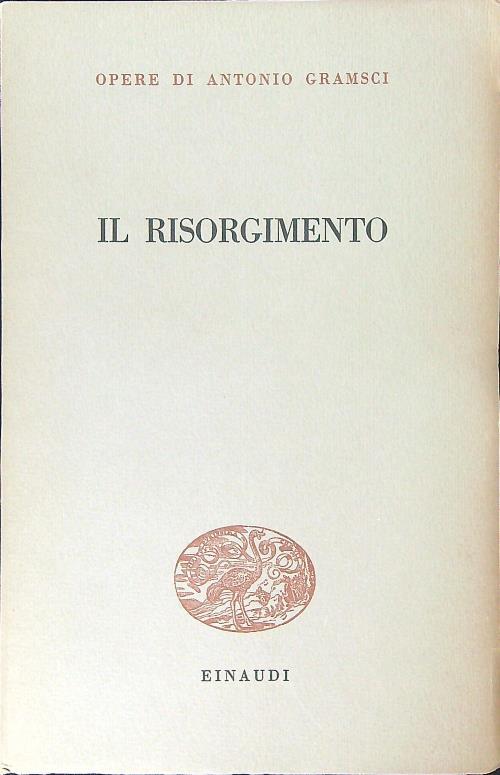 Il Risorgimento - Antonio Gramsci - copertina