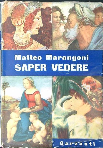 Saper vedere - Matteo Marangoni - copertina
