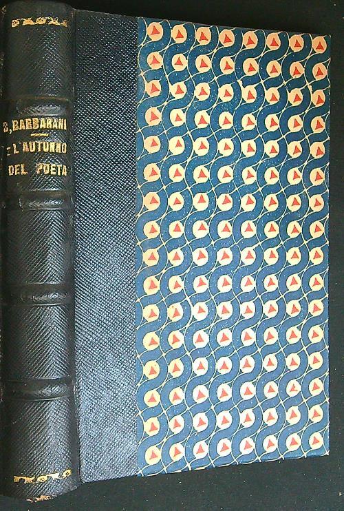 L' L'autunno del poeta - Berto Barbarani - copertina
