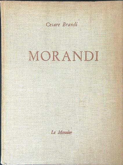 Morandi - Cesare Brandi - copertina