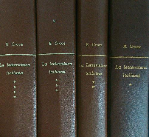 La letteratura italiana. 4vv