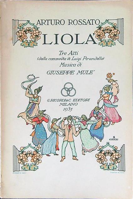 Liola - Arturo Rossato - copertina