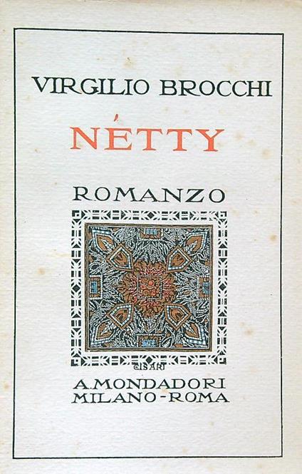 Netty - Virgilio Brocchi - copertina