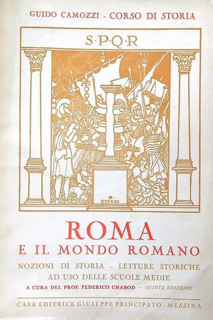 Roma e il mondo romano - Federico Chabod - copertina