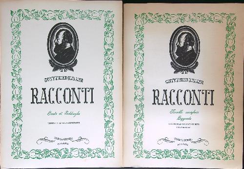 Racconti 2 vv - Gottfried Keller - copertina