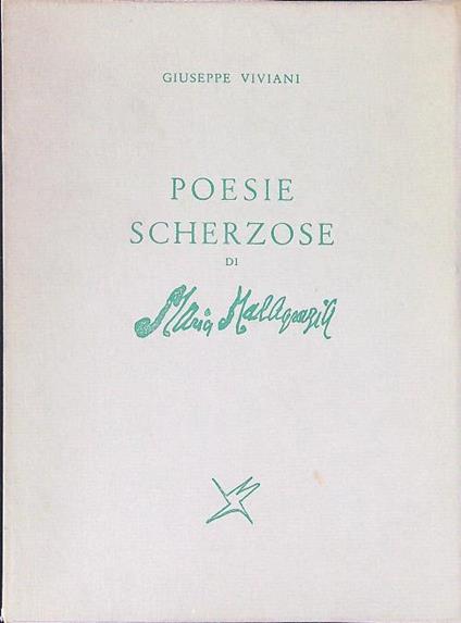 Poesie scherzose di Maria Malagrazia - Giuseppe Viviani - copertina