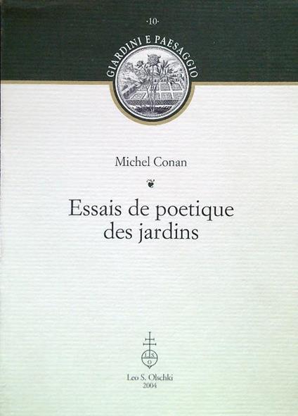 Essai de poetique des jardins - Michel Conan - copertina