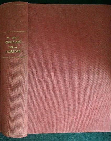 Coriolano della foresta - William Galt - copertina