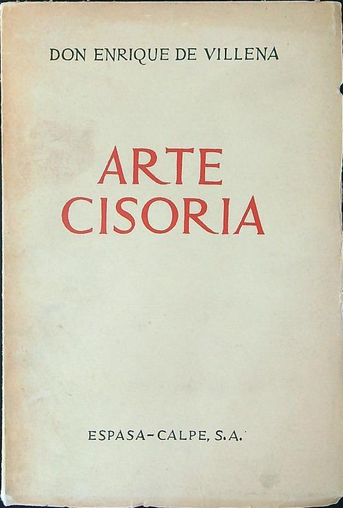 Arte Cisoria - copertina
