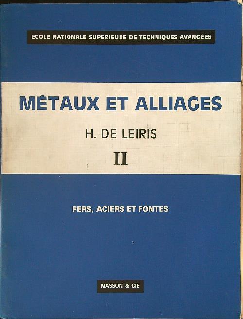 Metaux et alliages II - copertina