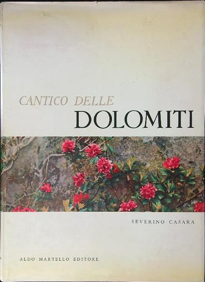 Cantico delle dolimiti - Severino Casara - copertina