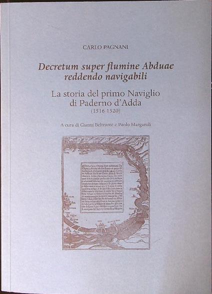 La  storia del primo Naviglio di Paderno d'Adda - Carlo Pagnani - copertina