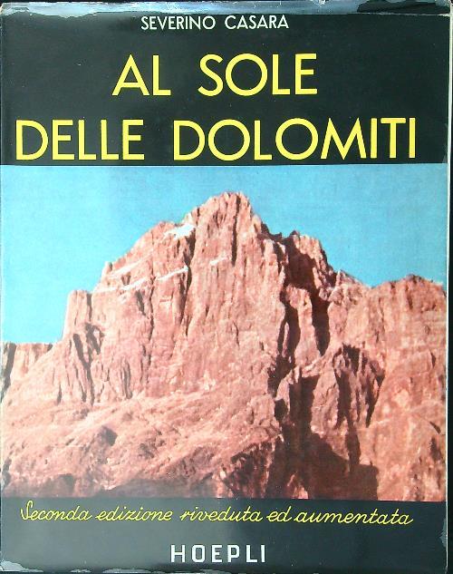 Al sole delle Dolomiti - Severino Casara - copertina