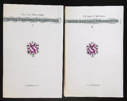 Pagine e ricordi parlamentari 2 vv - Fortunato - copertina
