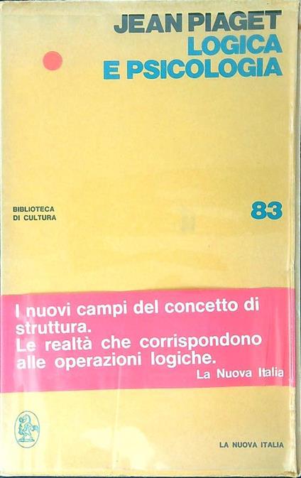 Logica e psicologia - Jean Piaget - copertina