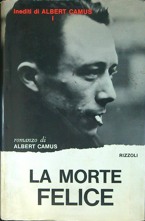 La morte felice - Albert Camus - copertina