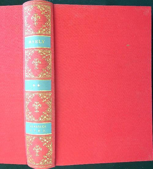 Scritti politici di Gabriel Bonnot de Mably vol. II - Aldo Maffey - copertina