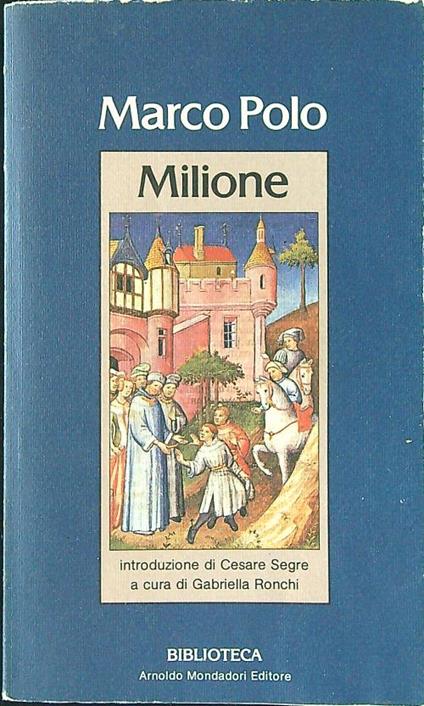 Milione - Marco Polo - copertina
