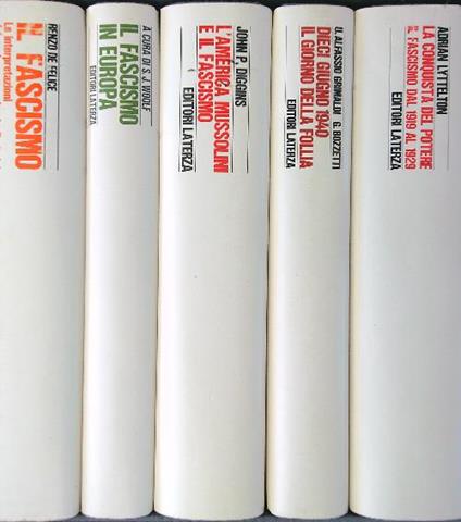 Storia del fascismo 5 vv - copertina