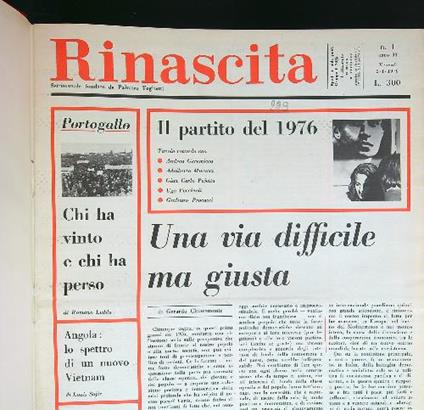 Rinascita 1976/I primo semestre - copertina