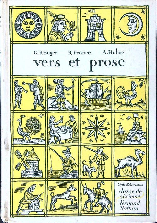 Vers et prose - copertina