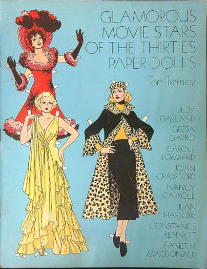 Glamorous movie stars of the thirties paper dolls - copertina