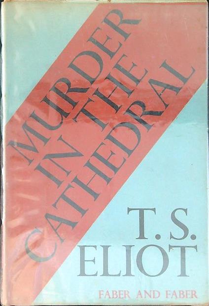 Murder in the cathedral - T. S. Eliot - copertina