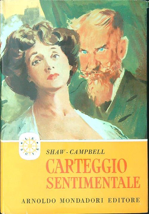 Carteggio sentimentale - Shaw - copertina