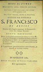 Modo di vivere (Regola di S. Francesco)