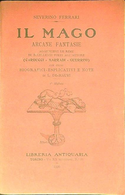 Il mago - Severino Ferrari - copertina