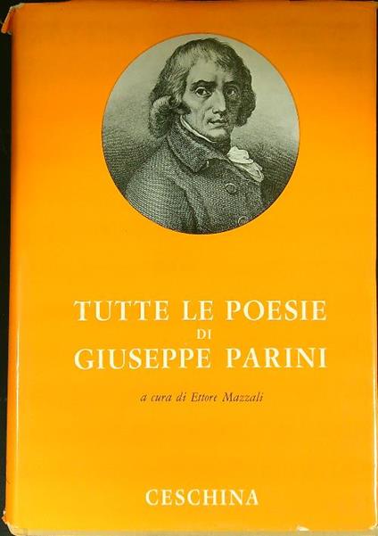 Tutte le poesie - Giuseppe Parini - copertina