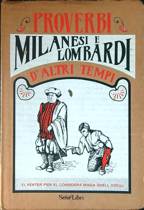 Proverbi Milanesi e Lombardi d'altri tempi - copertina