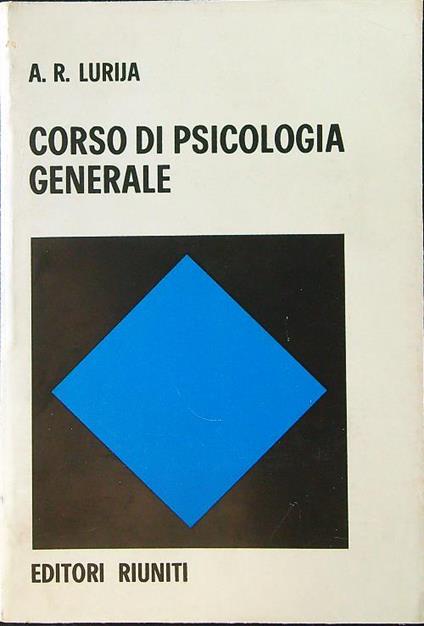 Corso di psicologia generale - copertina