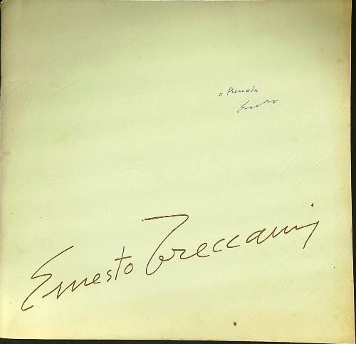 Ernesto Treccani - autografato - copertina