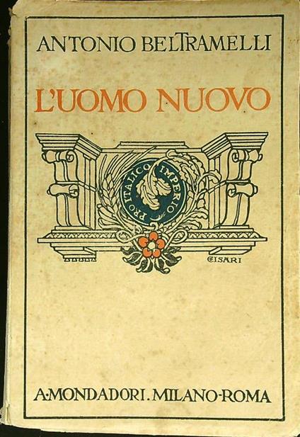 L' uomo nuovo - Antonio Beltramelli - copertina