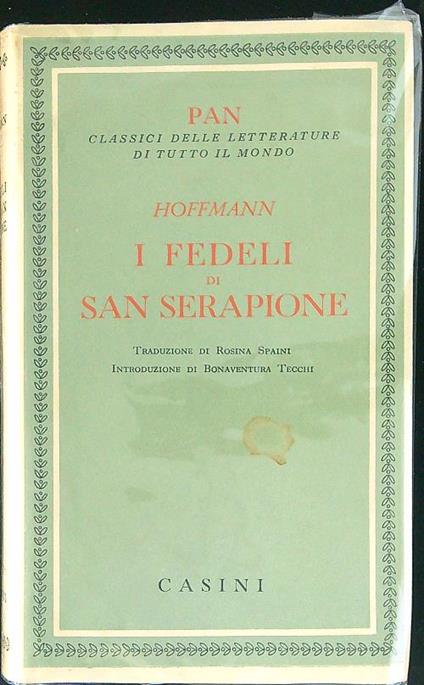 I fedeli di San Serapione - copertina