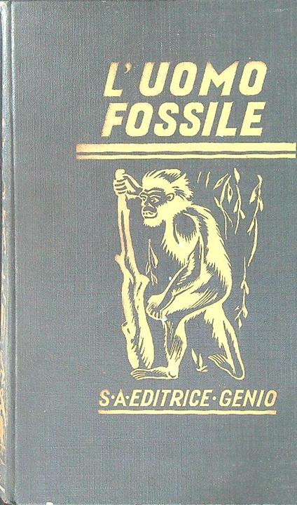L' uomo fossile - copertina
