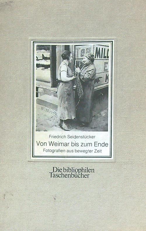 Von Weimar bis zum Ende - copertina