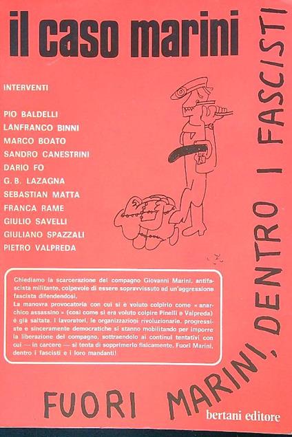 Il caso Marini. Fuori Marini dentro i Fascisti - copertina