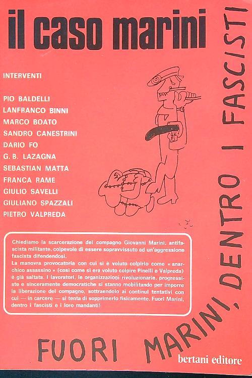 Il caso Marini. Fuori Marini dentro i Fascisti - copertina