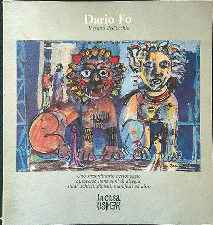 Il teatro dell'occhio - Dario Fo - copertina