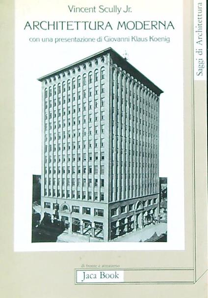 Architettura moderna - Vincent jr. Scully - copertina