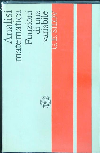 Analisi matematica 2 Funzioni di una variabile - copertina