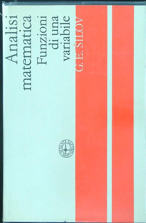 Analisi matematica 2 Funzioni di una variabile