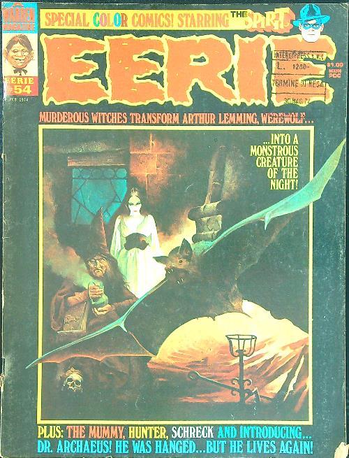 Eerie no. 54 - copertina