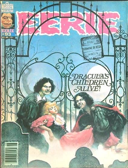 Eerie no. 93 - copertina