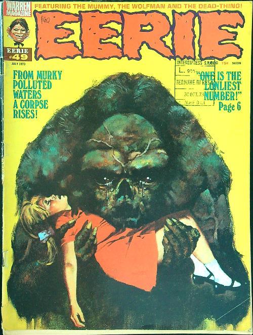 Eerie no. 49 - copertina
