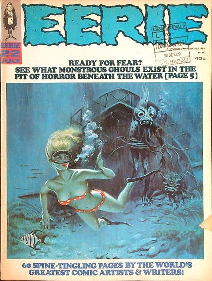 Eerie no. 22 - copertina