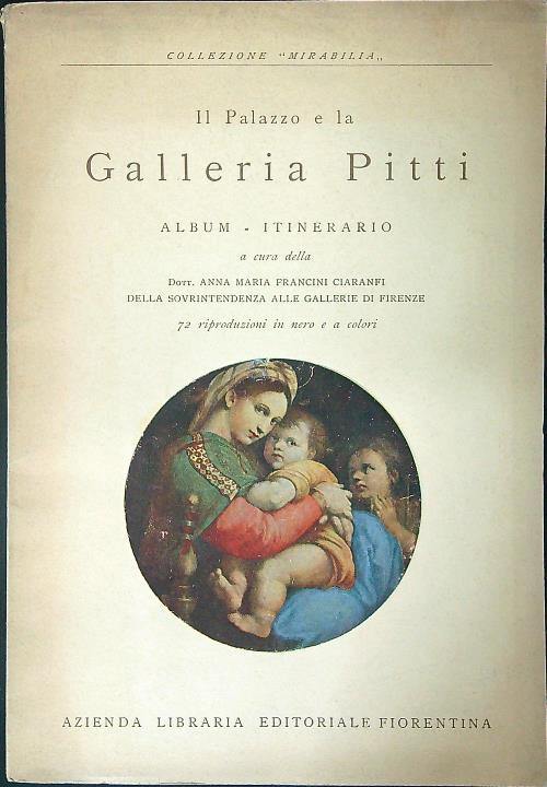 Il palazzo e la Galleria Pitti - copertina