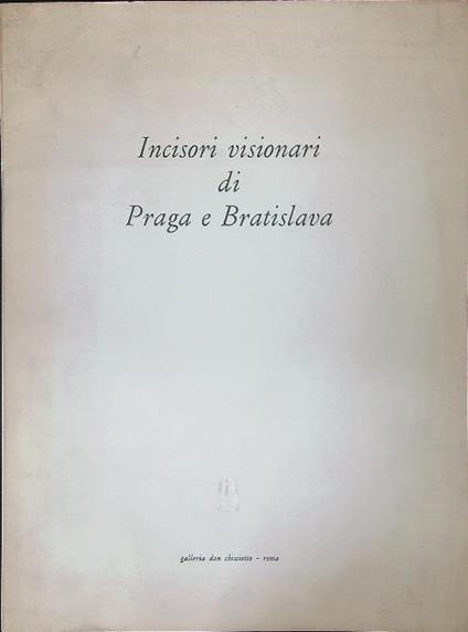 Incisori visionari di Praga e Bratislava - copertina